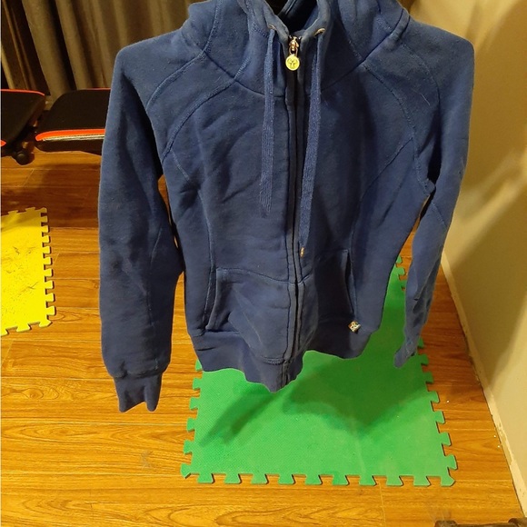 Blue TNA zip up hoodie - Picture 3 of 5